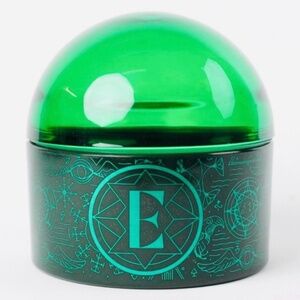 NWT Target Bullseye Playground Wicked Green Elphaba Witch Glass Container